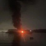 Floating fish farms near Pulau Ubin catch fire after suspected lightning strike