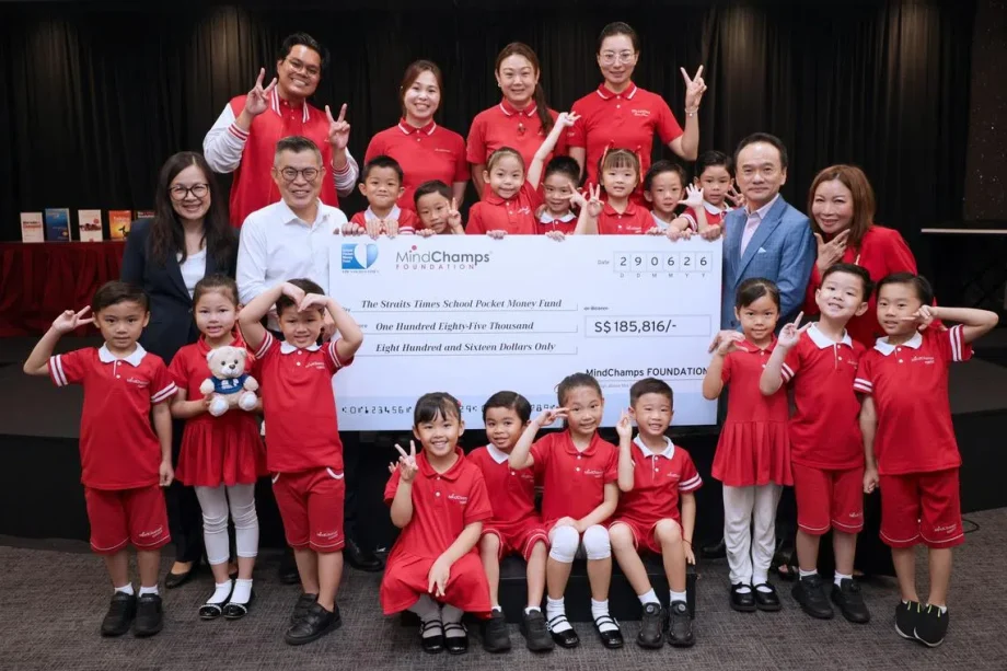 MindChamps donation to school pocket money fund
