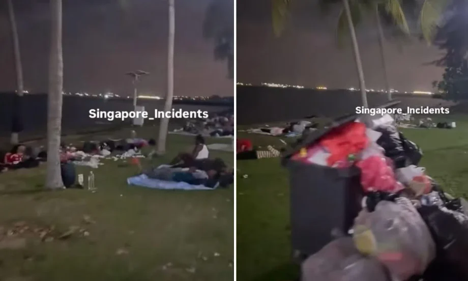 East Coast Park sleeping controversy