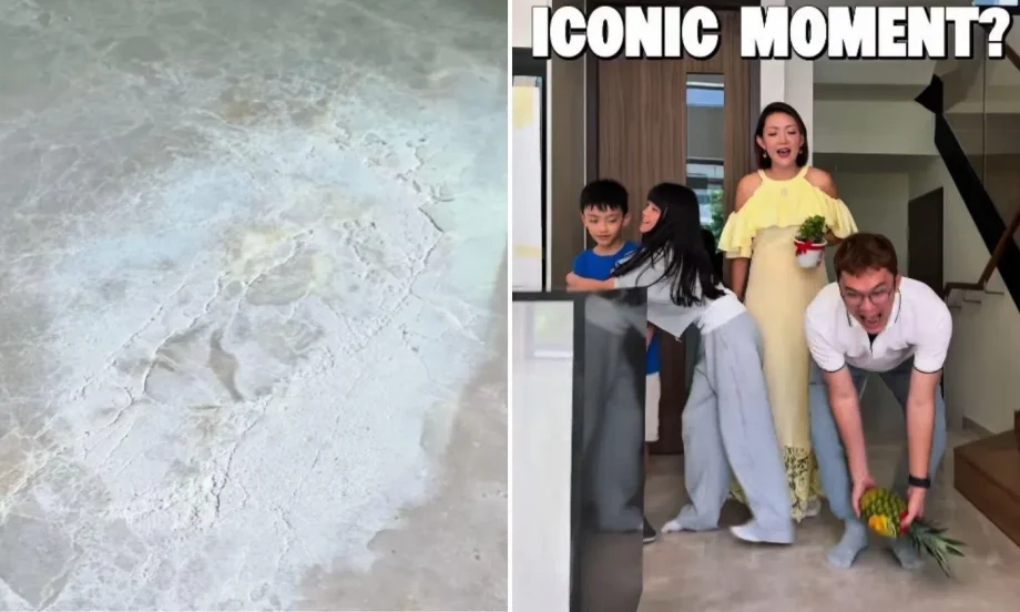 Pineapple housewarming ritual damages flooring