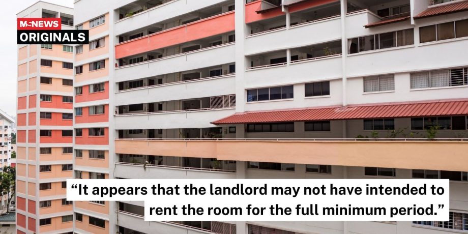 Jurong East HDB landlord allegedly pressures tenant to move out before 6-month minimum rental period Jurong East HDB landlord allegedly pressures tenant to move out before 6-month minimum rental period