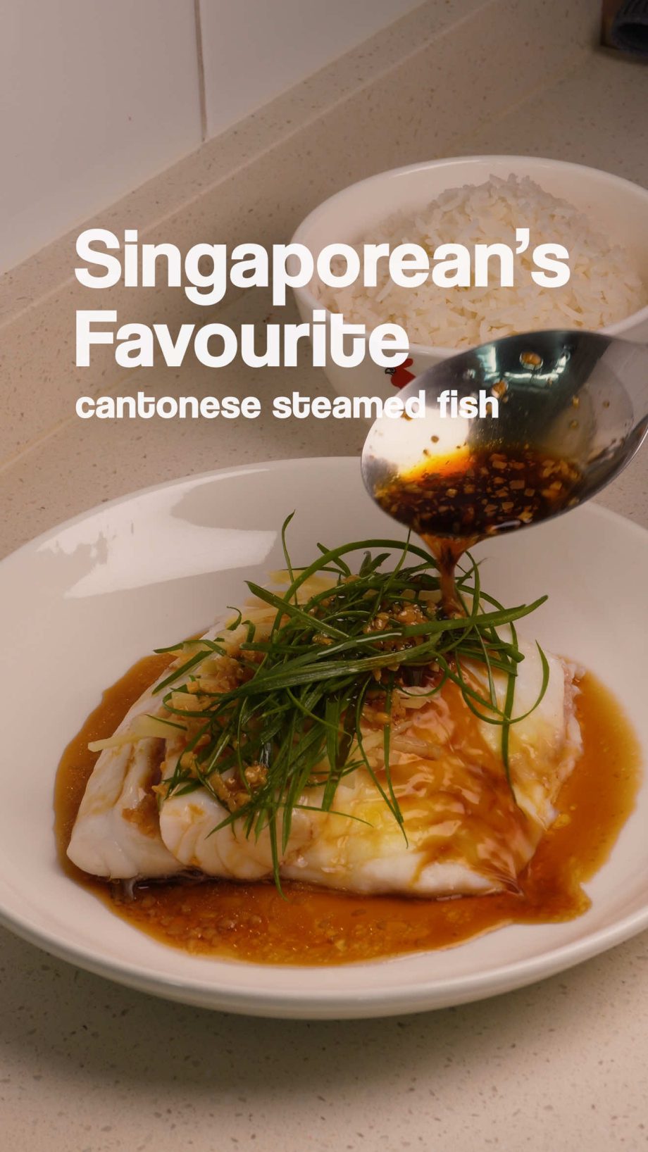 @wei.junnn Cantonese Steamed Fish  Sick of chicken? This is my go-to. Cantonese …