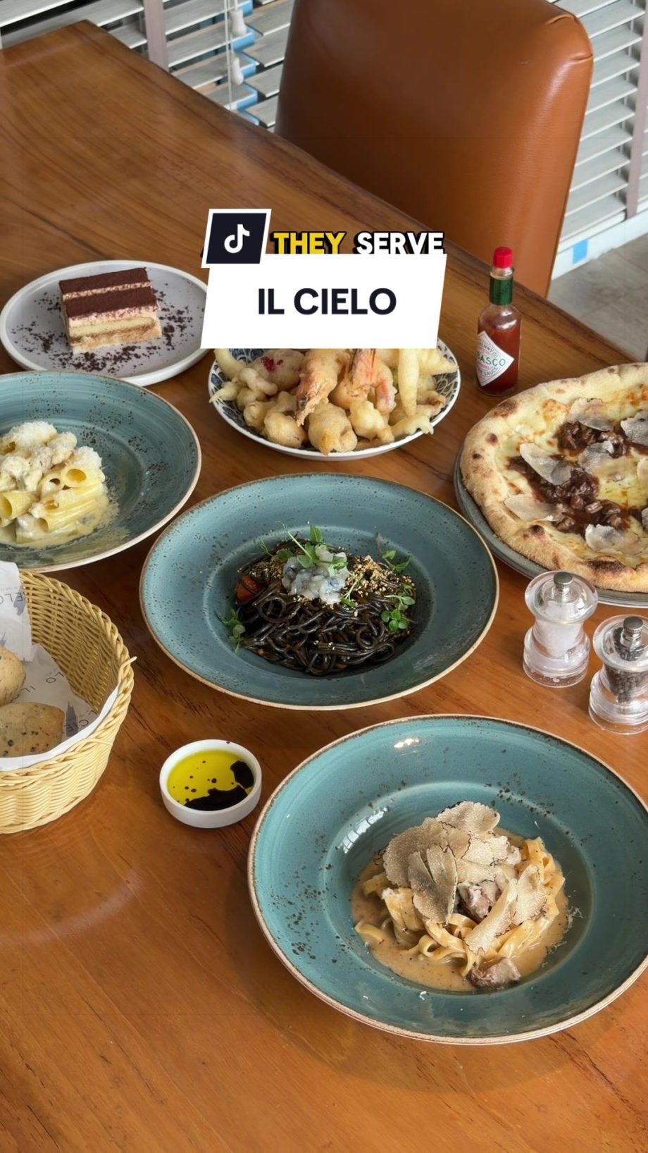 @middleclass.sg Slurping on pastas 24 floors above Orchard il Cielo, voco Orchar…