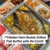 @foodiekom Found a S.90 GRILLED FISH BUFFET in Bedok!!!  The fish is incredib…