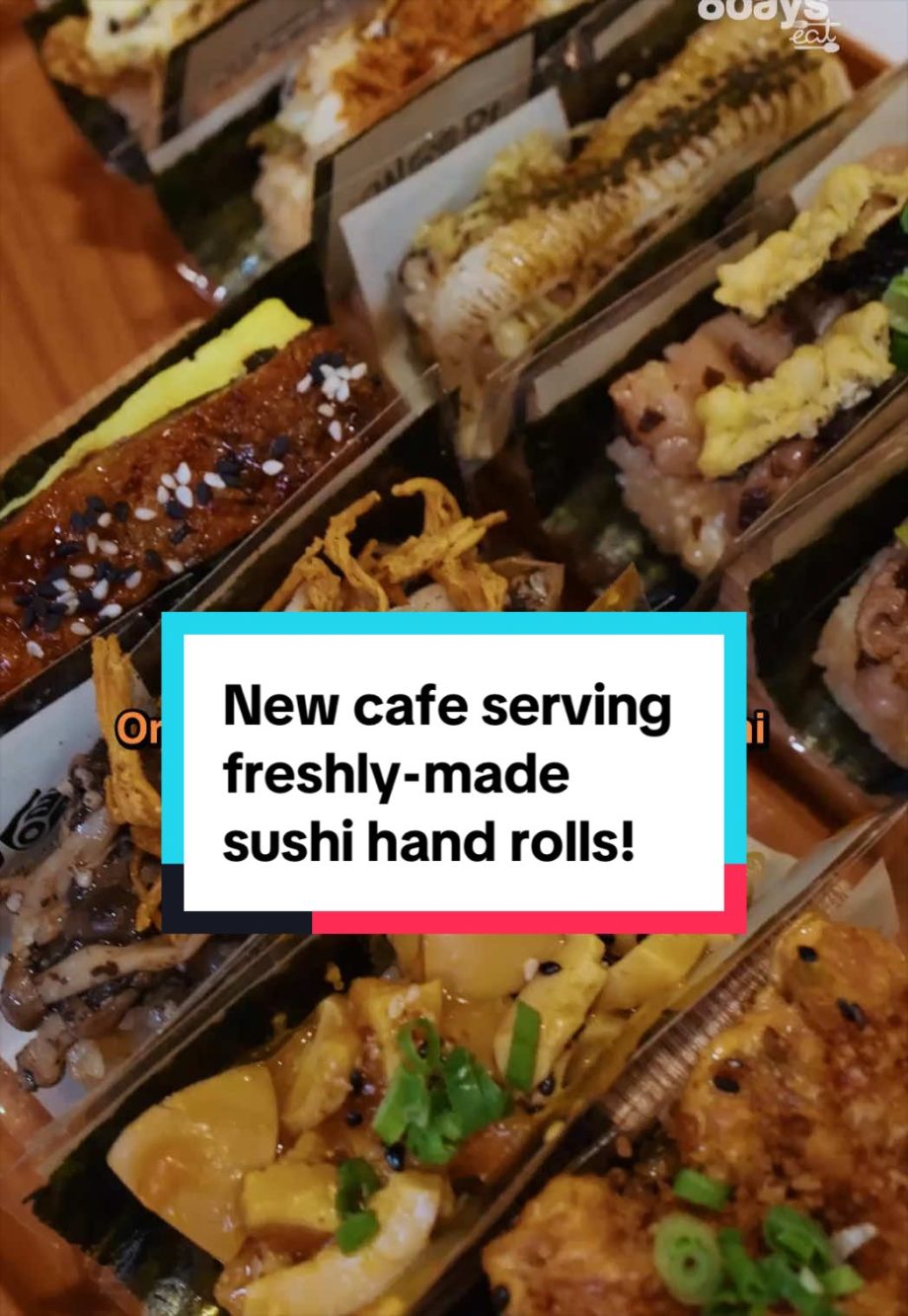 @8dayseat This new cafe at Orchard Gateway serves made-to-order sushi hand rolls…