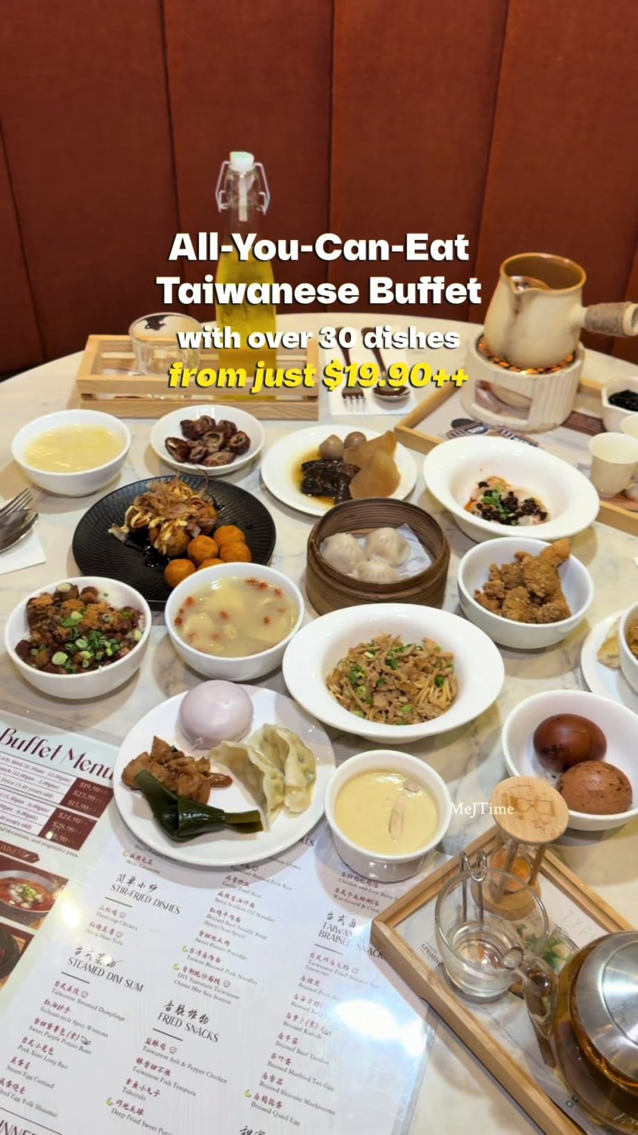 @mejtime Taiwanese spread buffet from .90++ onwards #sgfood #sgfoodie #sgbuff…