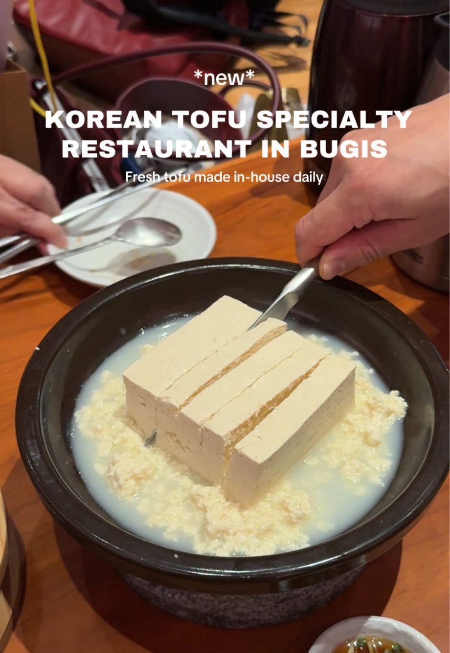 @avicadoes NEW KOREAN TOFU SPECIALTY RESTAURANT IN BUGIS  freshly made tofu made…