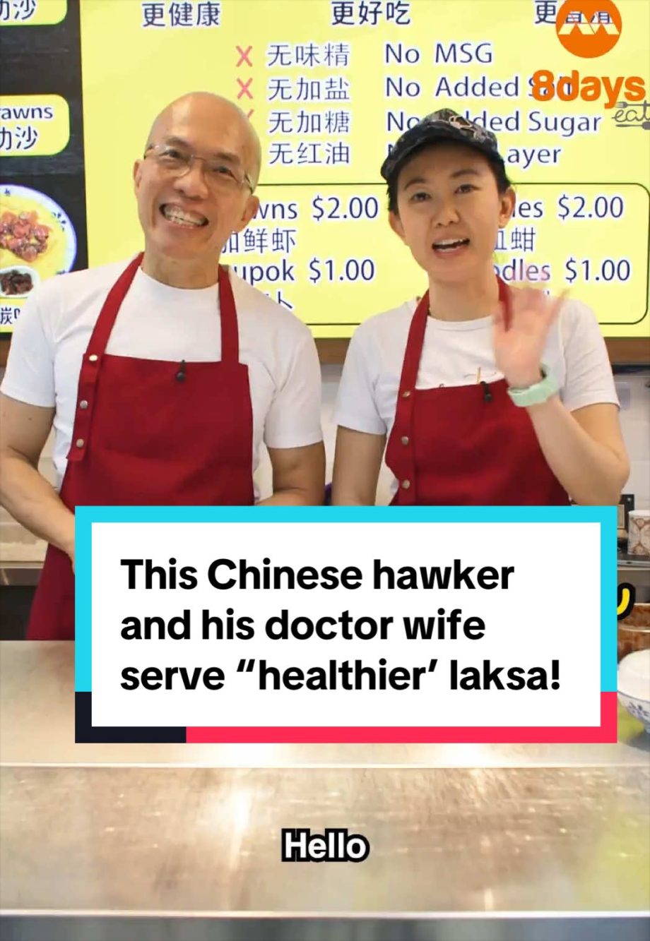 @8dayseat This couple runs a new hawker stall serving “healthier” laksa! Chinese… @8dayseat This couple runs a new hawker stall serving “healthier” laksa! Chinese…