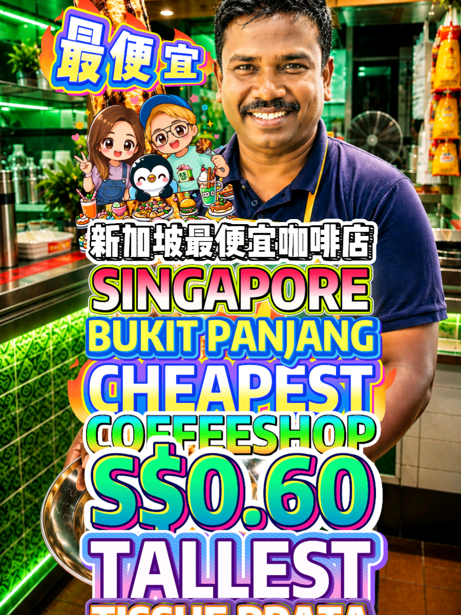 @bibipew SINGAPORE BUKIT PANJANG Cheapest Coffeeshop Salt=