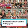 @redfroot Best Dubai Chewy Cookies in Singapore @Nanas for Pudding @Annabella Pa…
