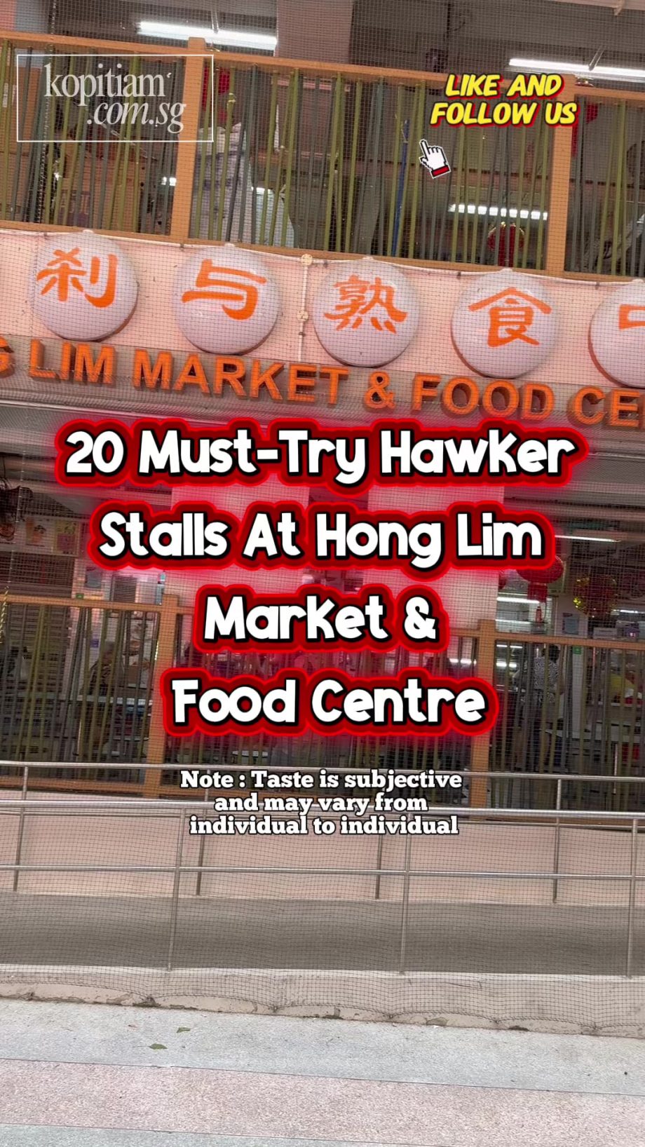 @kopitiam.sg8 20 Must Try Hawker Stalls At Hong Lim Market & Food Centre. Visit …