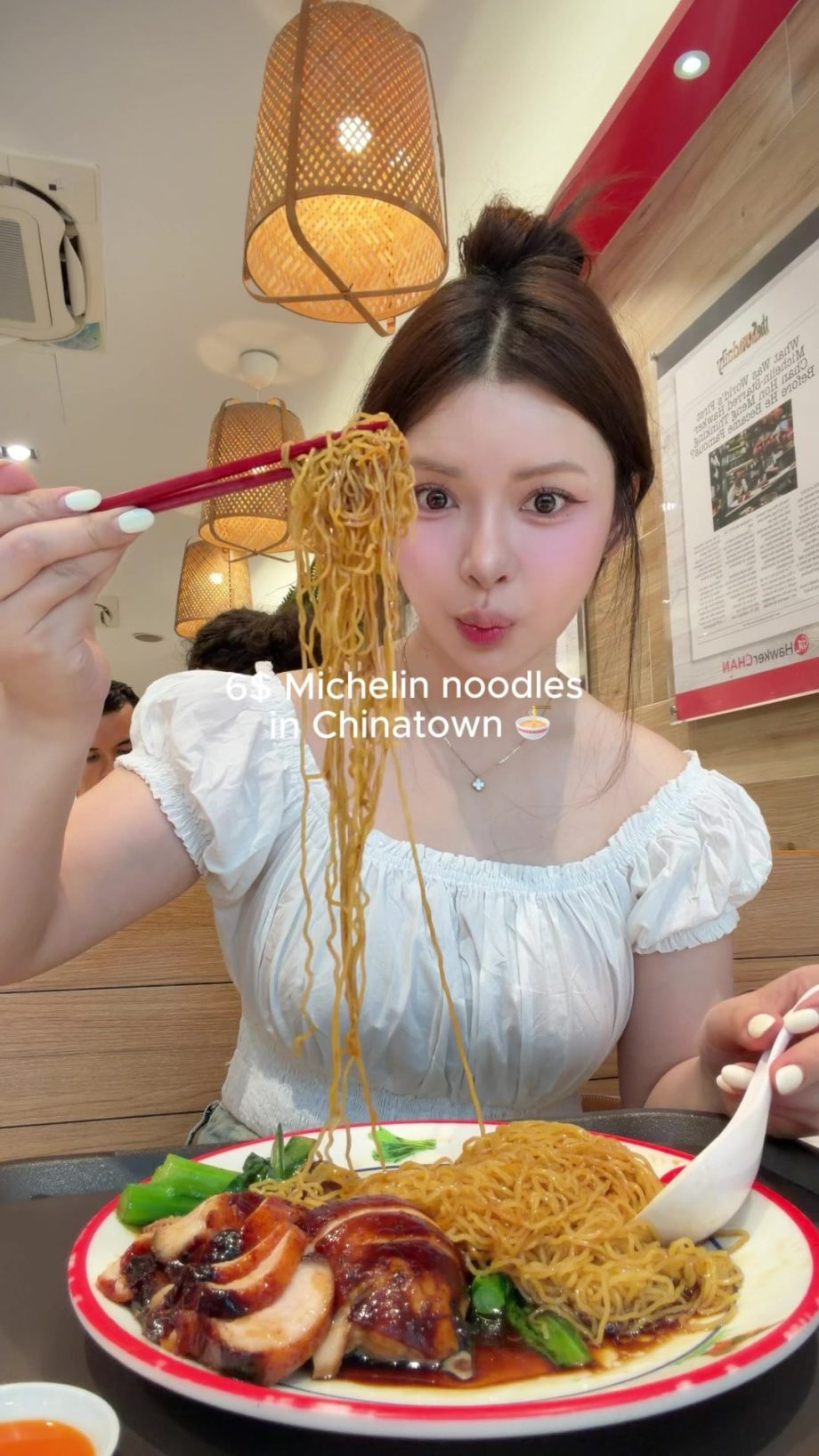 @kaimookjennn My fav Michelin noodles in China Town, SG Hwaker Chan  335 Smith S…
