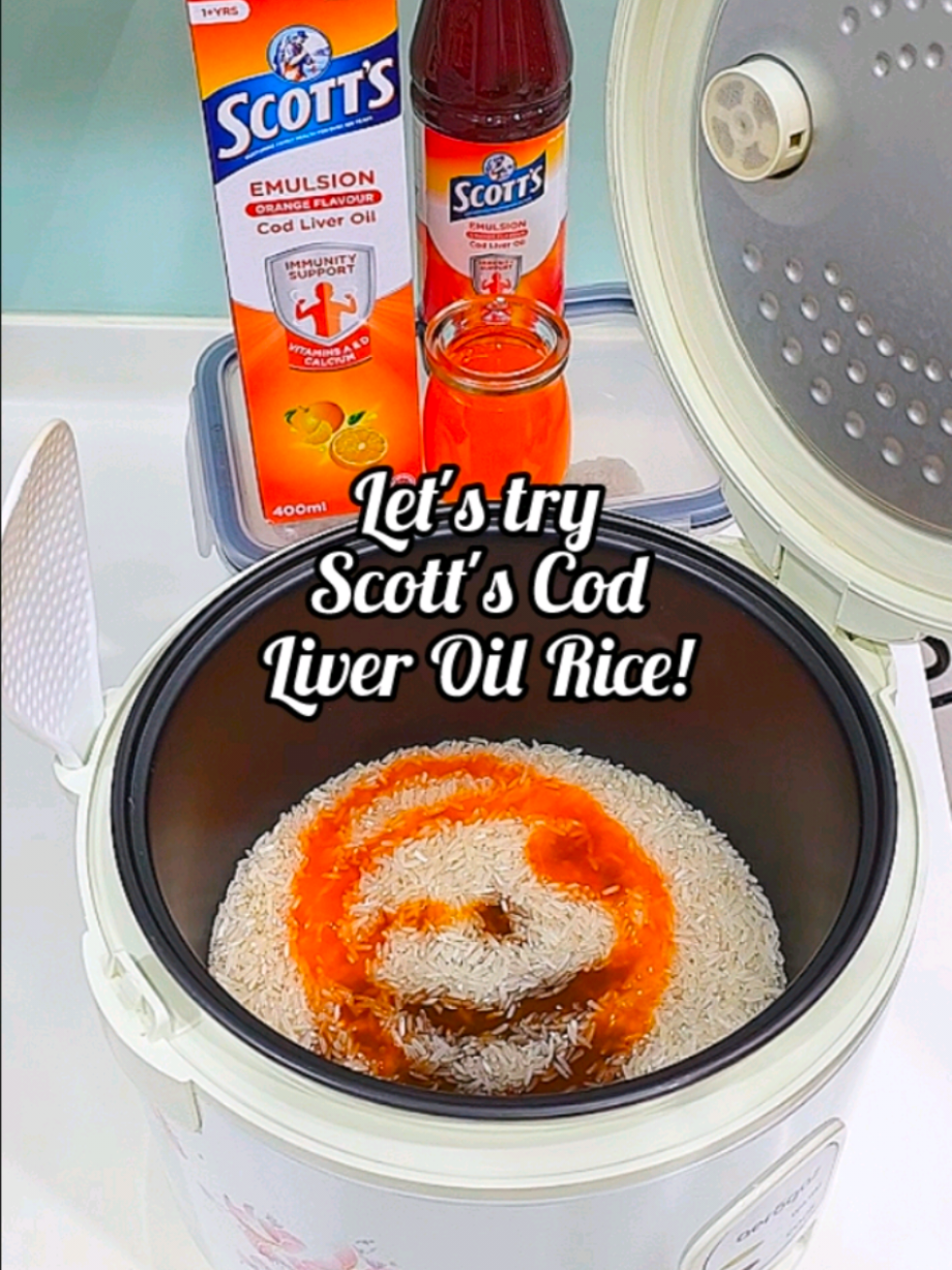 @foodmakescalhappy Scott’s Cod Liver Oil Rice Feeling healthy now. Lol. Note: … @foodmakescalhappy Scott’s Cod Liver Oil Rice Feeling healthy now. Lol. Note: …