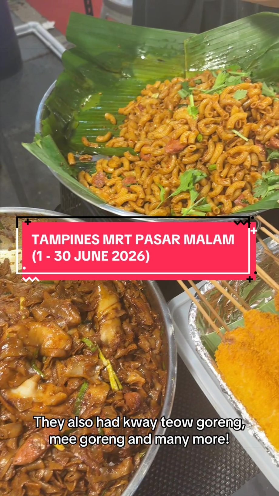 @heydayahh More than 70+ stalls for you to feast your eyes and stomach at Tampin…