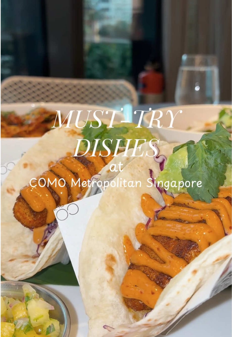 @comohotels Top 5 dishes you have to try at COMO Cuisine in COMO Metropolitan Si…