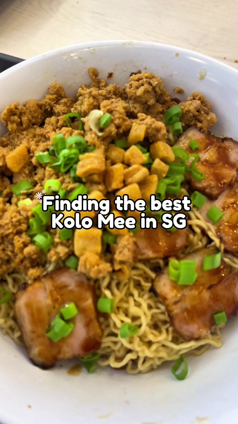 @candiceyango.o Finding the best kolo mee in sg #foodie #food #hawker #sgfood #f…