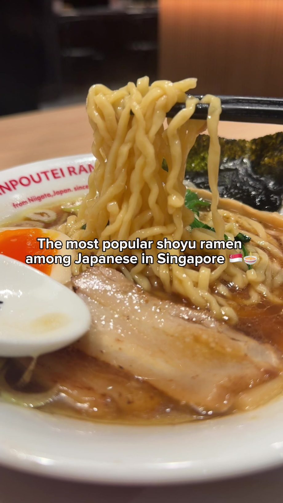 @nana_japanfinds The hottest Ginger shoyu ramen among Japanese people in Singapo…