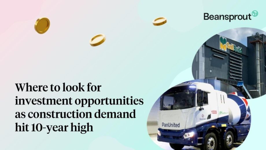 Singapore construction demand hit a 10-year high. Where to look for investment opportunities