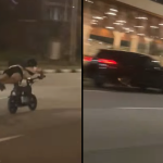 Teen who sped along Keppel Road on PMD doing ‘Superman’ stunt nabbed, device allegedly exceeded speed of 100kmh, Singapore News