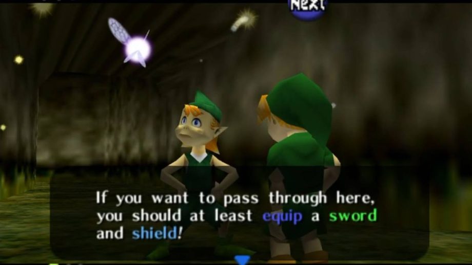 How to get the sword and shield in Kokiri Forest in Zelda: Ocarina of Time How to get the sword and shield in Kokiri Forest in Zelda: Ocarina of Time