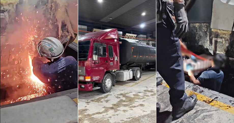ICA officers cut open Malaysia tanker truck’s floorboard, uncover duty-unpaid cigarettes, Singapore News