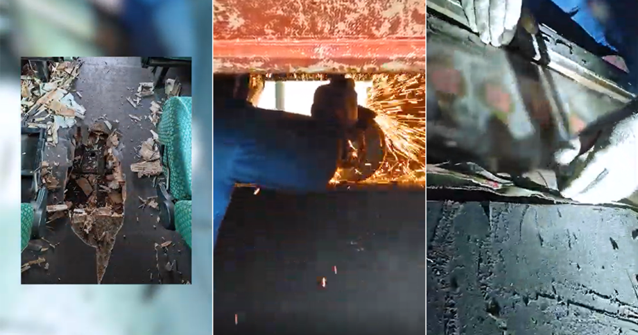 ICA officers hack and cut open Malaysia bus’s engine bay, uncover duty-unpaid cigarettes, Singapore News