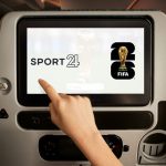 Which Singapore Airlines aircraft will be showing the World Cup?