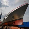 S’pore navy launches second multi-role combat vessel Valour
