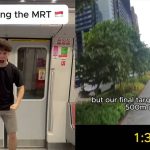 MRT surfer? Man goes viral trying to outrun train between Shenton Way and Marina Bay stations, Singapore News