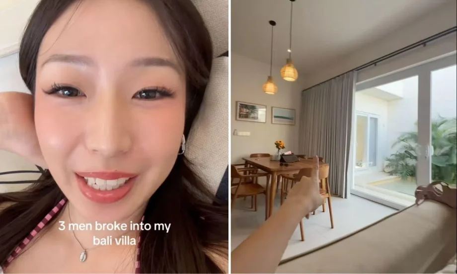 Influencer says three men entered Bali villa, sparks debate