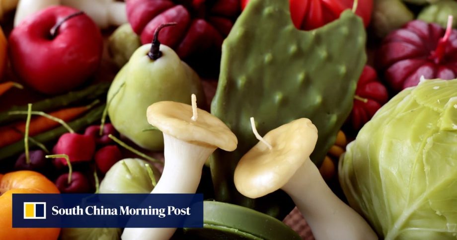 These beeswax candles shaped like fruit and vegetables look good enough to eat These beeswax candles shaped like fruit and vegetables look good enough to eat