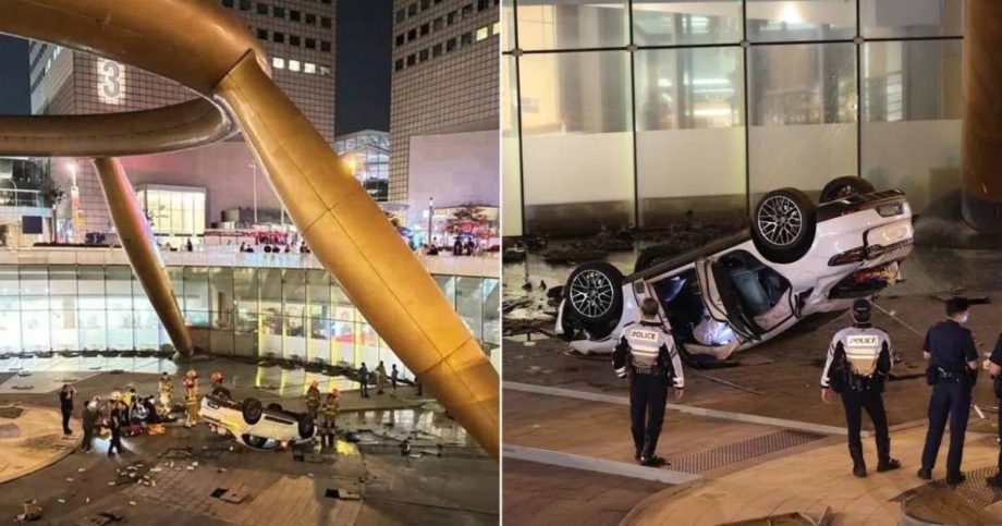 Jail for man who drank about a litre of beer, drove car that fell into Suntec fountain in 2024, Singapore News Jail for man who drank about a litre of beer, drove car that fell into Suntec fountain in 2024, Singapore News