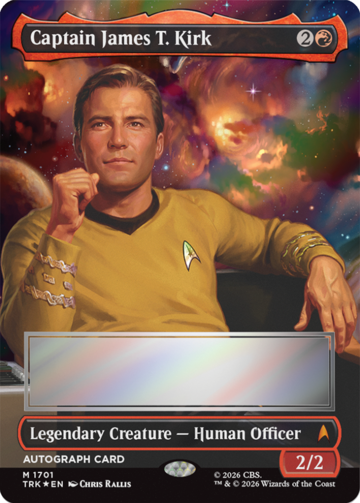 You Could Pull William Shatner’s Autograph Out Of A Magic: The Gathering Pack This November