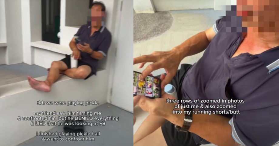 ‘3 rows of zoomed-in photos’: Woman confronts man she claims filmed her butt during pickleball session, Singapore News ‘3 rows of zoomed-in photos’: Woman confronts man she claims filmed her butt during pickleball session, Singapore News
