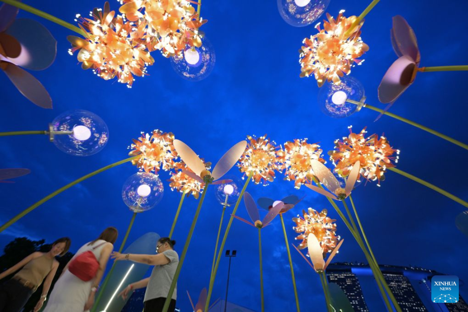 People visit 10th Singapore Garden Festival in Singapore-Xinhua