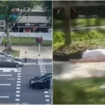 Man arrested for public nuisance after blocking cars, shouting at motorists in Serangoon Central