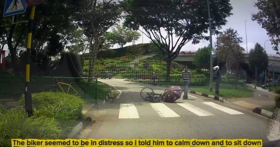 Driver stops to help after cyclist, motorcyclist allegedly collide in Ang Mo Kio: ‘Your actions could save a life’, Singapore News