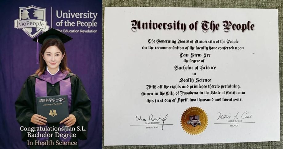 Florence Tan graduates with degree in health science, Entertainment News Florence Tan graduates with degree in health science, Entertainment News