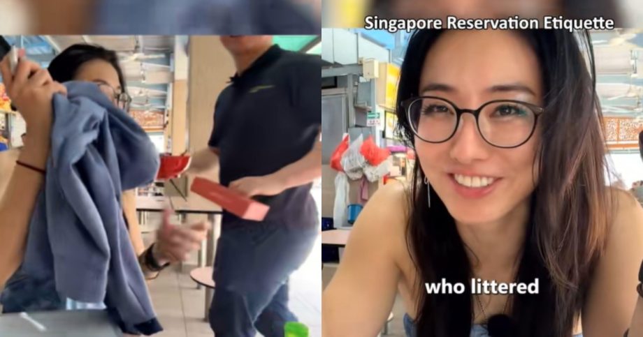 Japanese woman accidentally takes hawker table ‘choped’ with tissue box: ‘I’m like, who littered?’, Singapore News Japanese woman accidentally takes hawker table ‘choped’ with tissue box: ‘I’m like, who littered?’, Singapore News
