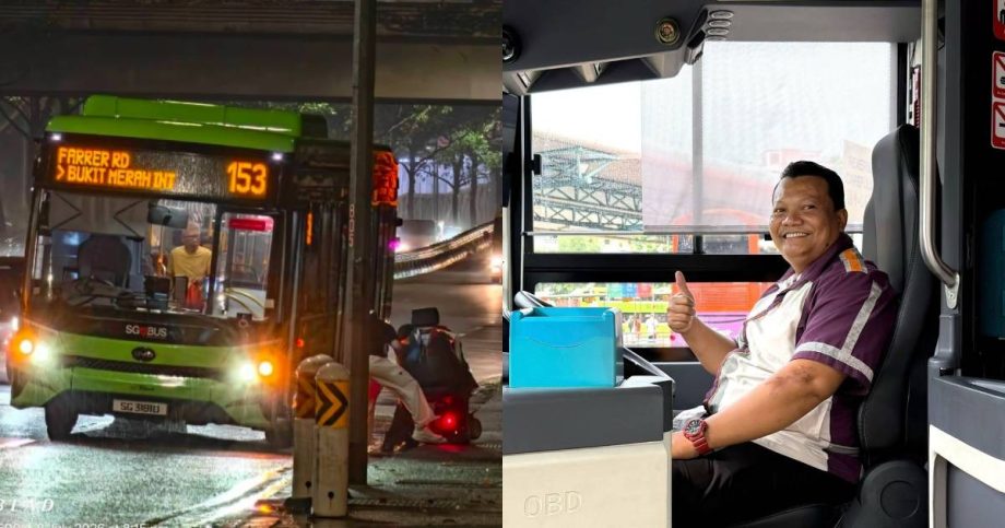 Bus captain stops mid-journey in rain to help stranded elderly PMA rider in Toa Payoh, Singapore News