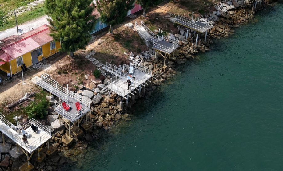 This Perak fishing chalet lets you cast off in the middle of the sea — no boat required