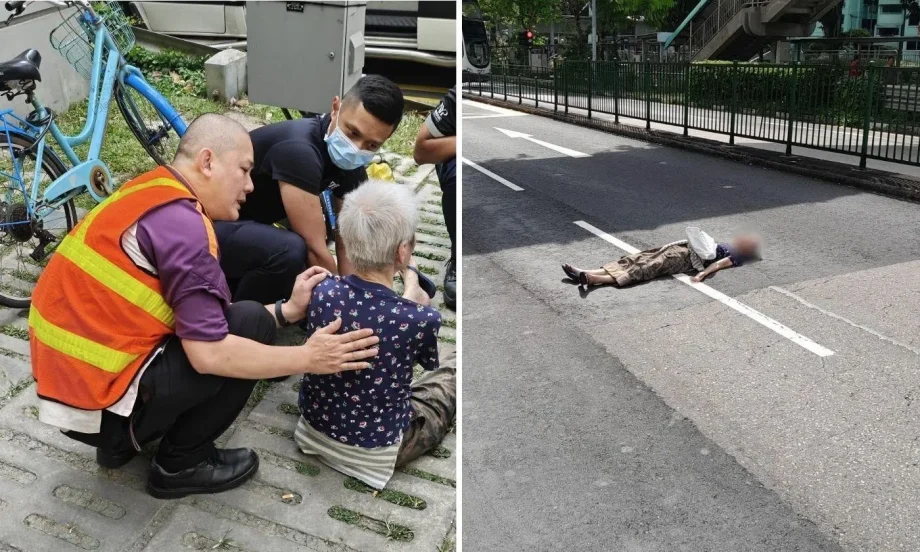SBS supervisor hailed for elderly woman rescue SBS supervisor hailed for elderly woman rescue