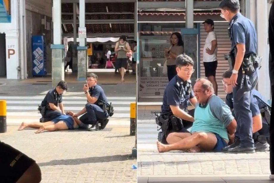 Man arrested in Singapore’s Toa Payoh for obscene act, punching police officer in the face Man arrested in Singapore’s Toa Payoh for obscene act, punching police officer in the face