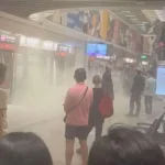 Power bank emits smoke at Buangkok MRT station