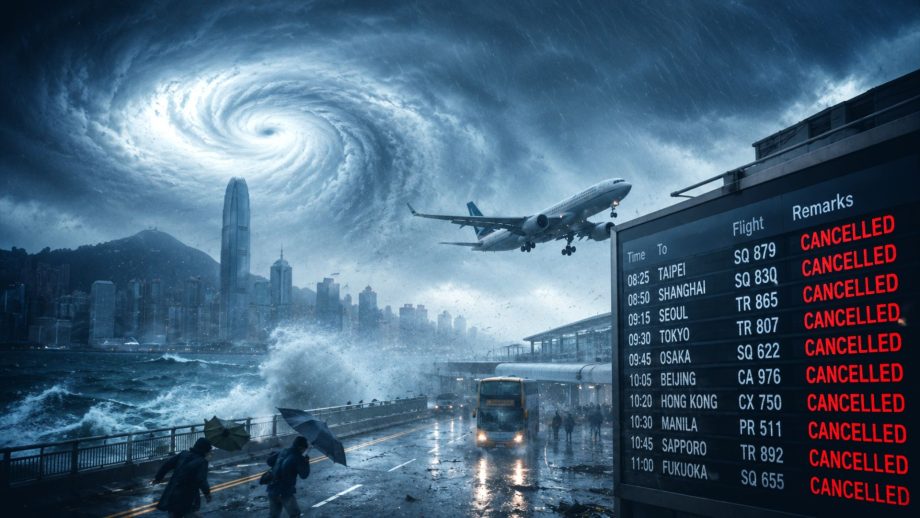 Several Singapore Airlines and Scoot flights to and from SG cancelled as Super Typhoon Bavi approaches Taiwan Several Singapore Airlines and Scoot flights to and from SG cancelled as Super Typhoon Bavi approaches Taiwan