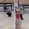 Changi Airport viral video: Man’s ear-pulling squats baffle netizens