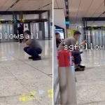 Changi Airport viral video: Man’s ear-pulling squats baffle netizens