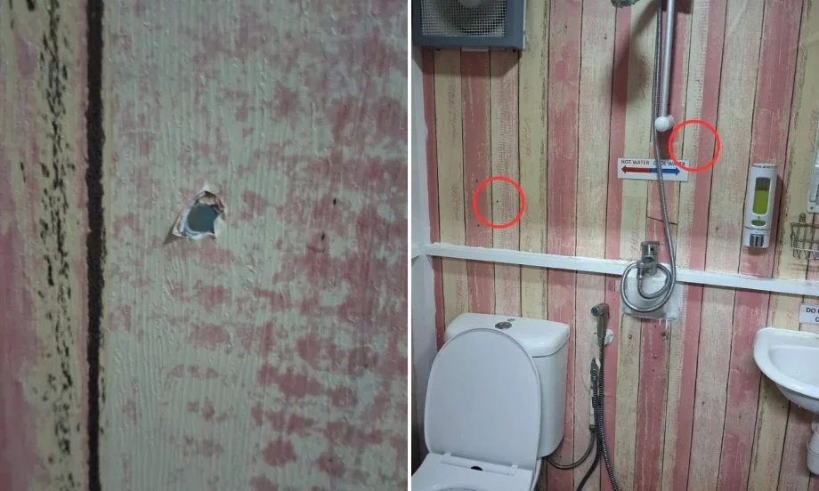 Yew Tee resident finds holes in temporary HDB toilets Yew Tee resident finds holes in temporary HDB toilets