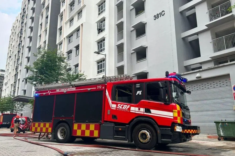 Child taken to hospital after fire breaks out in Yishun HDB flat Child taken to hospital after fire breaks out in Yishun HDB flat
