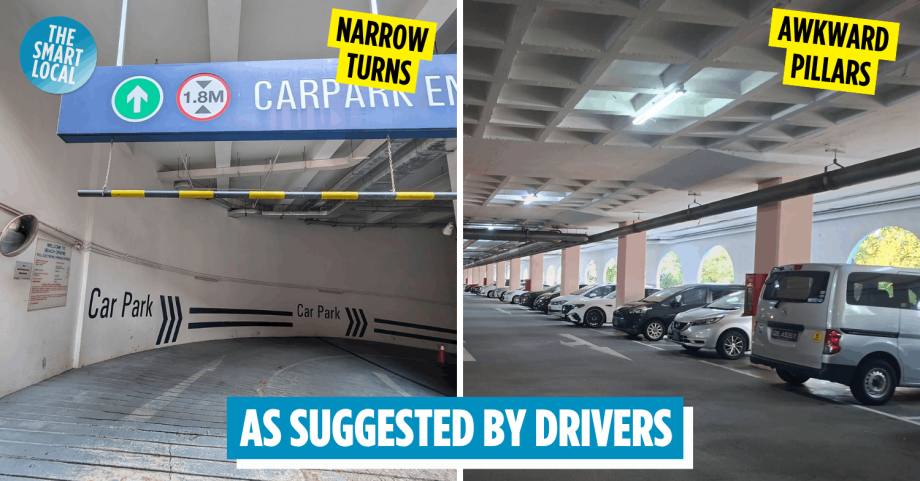 Worst Carparks In Singapore For Low Cars & New Drivers